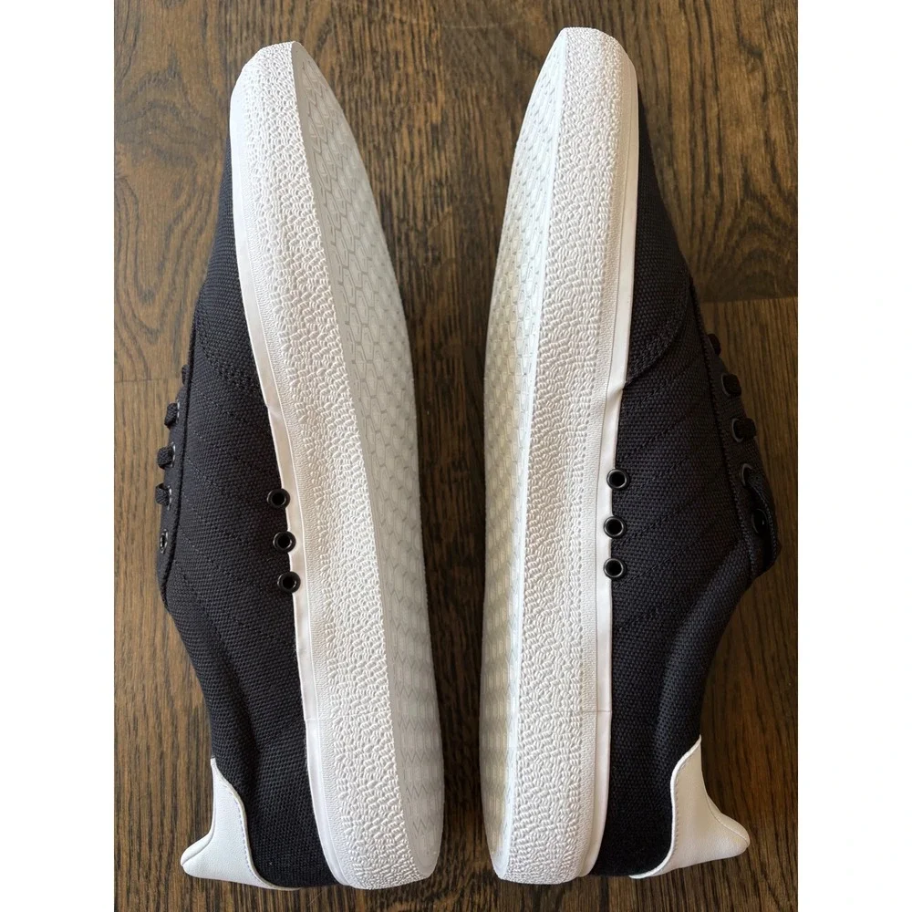 Adidas 3MC Core Black White Canvas Skate Shoes B22706 Mens 13 Womens 14